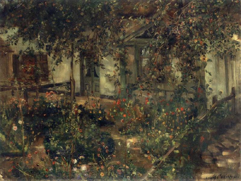 Lovis Corinth Blooming Rustic Garden oil painting image